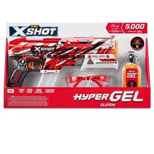 Zuru X Shot Hyper Gel Clutch Blaster New 5,000 Pellets. Holiday. Gift. Teens